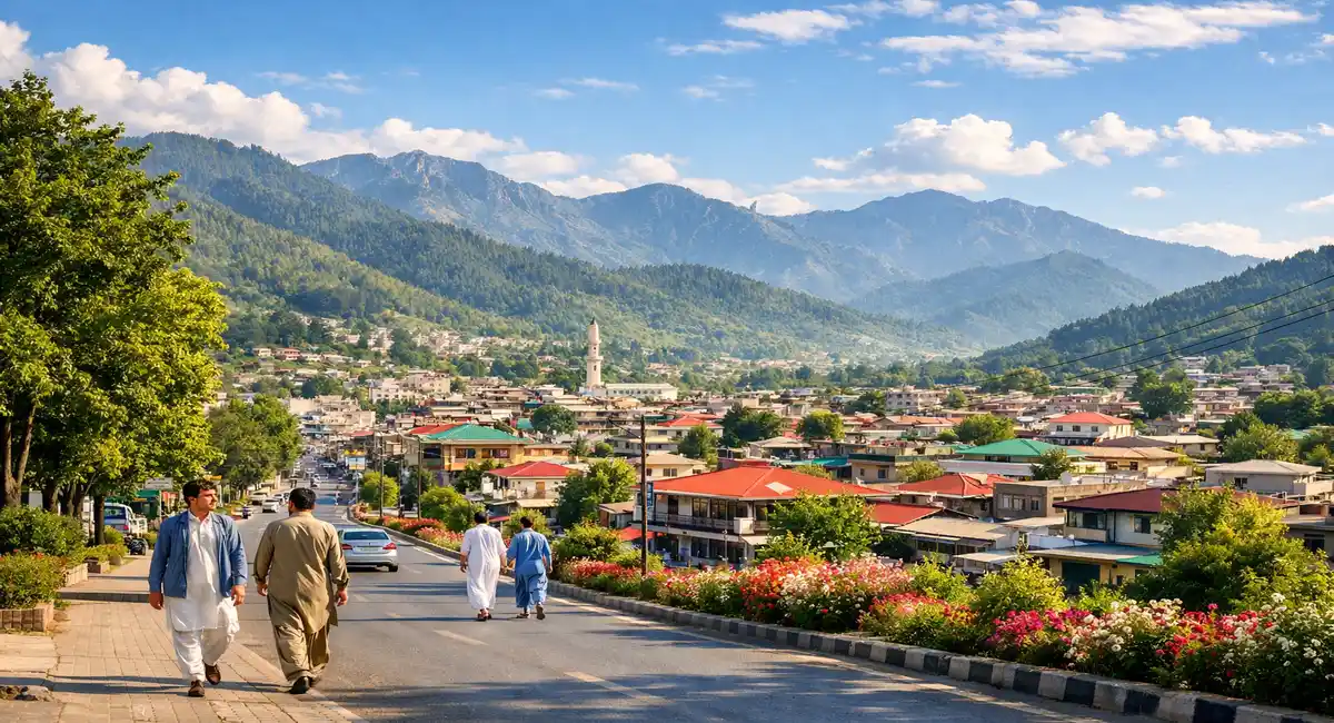Abbottabad, city view